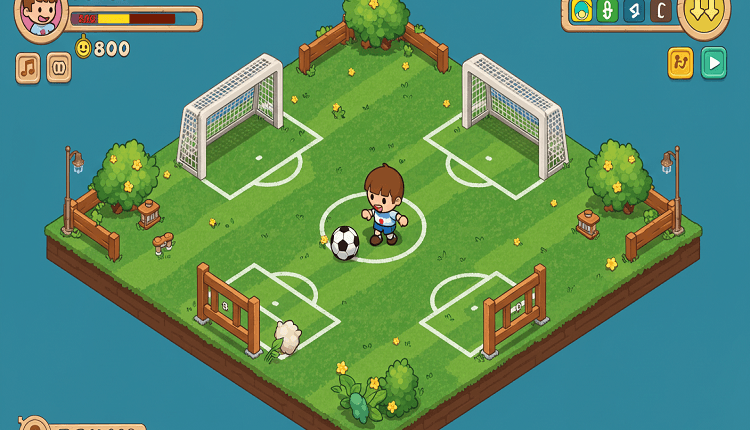 Preschool Back Yard Soccer ball Online Games